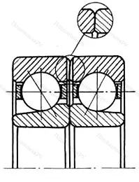 Подшипник  336202 размер 15x35x22 от производителя  ГПЗ-6