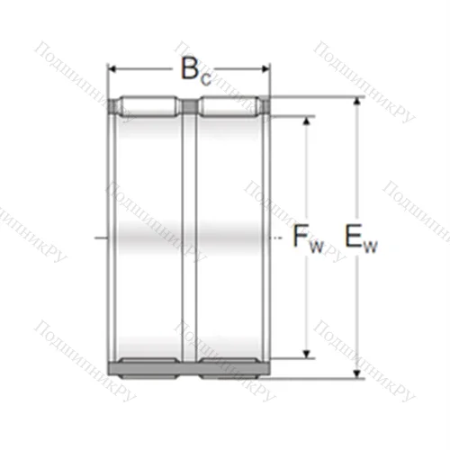 Подшипник игольчатый радиальный K 55x63x50ZW