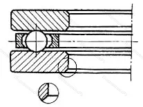 Подшипник  9008188 размер 440x540x60