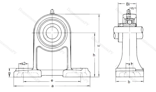Подшипниковый узел UCPH 208 в Смоленске