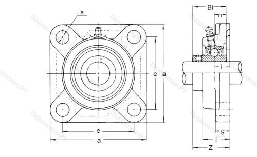 Подшипниковый узел UCF 205 в Смоленске