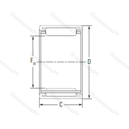Подшипник игольчатый радиальный BHTM 1720-1 от производителя  KOYO
