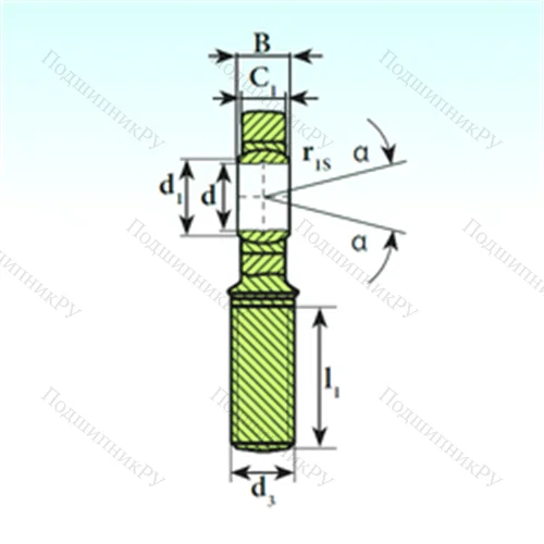 Подшипник скольжения сферический SA 35 C 2RS