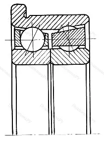 Подшипник  3166118 размер 90x140/149,2x37 от производителя  ГПЗ-6