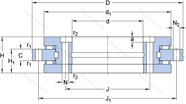 Подшипник NRT 325 B