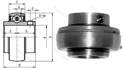 Корпусный подшипник UC 201 в Смоленске