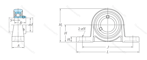 Подшипниковый узел UP 001 JE 1 в Смоленске