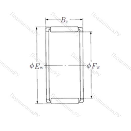 Подшипник игольчатый радиальный WJ-283424