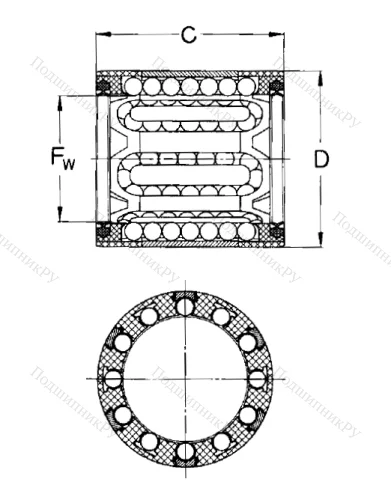 Подшипник LBBR 30-2LS в Смоленске