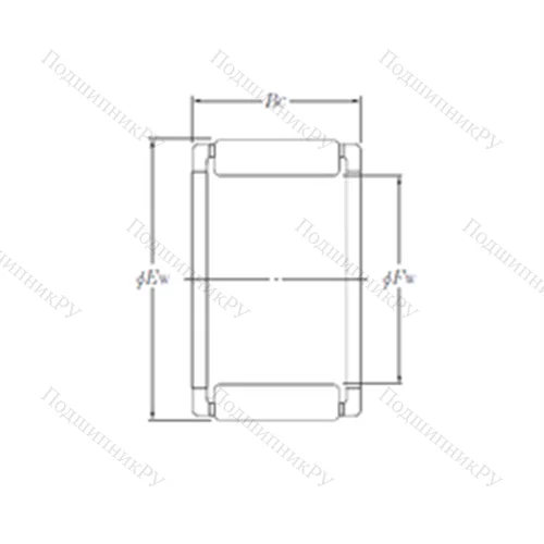 Подшипник игольчатый радиальный PK 28?36?15.8X 6