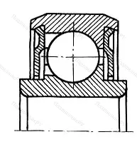 Модификация подшипника 980704ЮУТС2 размер 20x42x10/11