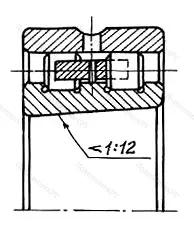 Модификация подшипника 21821/560 размер 560x820x150 от производителя  ГПЗ-9