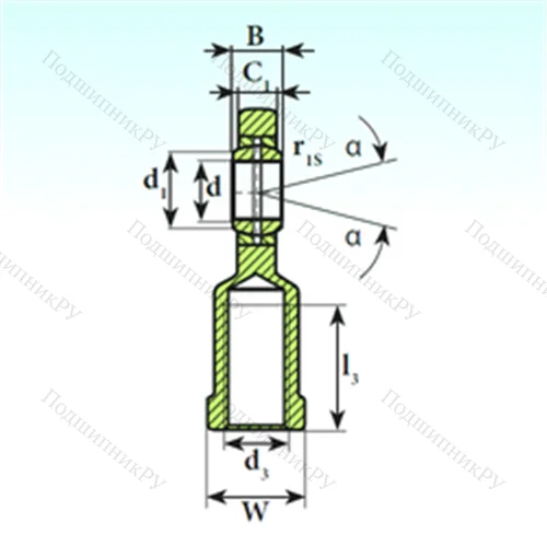 Подшипник скольжения сферический SI 12 E
