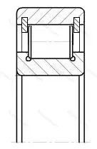 Подшипник  102205 (NCL 205) размер 25x52x15 от производителя  ГПЗ-4