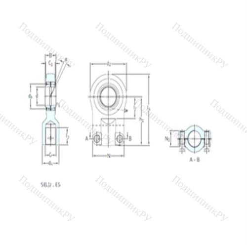 Подшипник скольжения сферический SILR 60ES