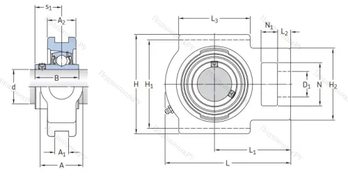 Подшипниковый узел TUJ 40 TF в Смоленске