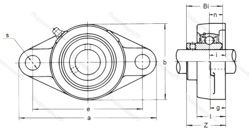 Подшипниковый узел UCFL 205 в Смоленске