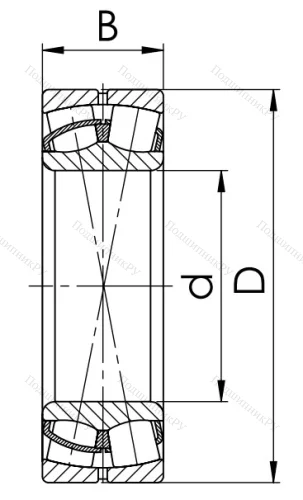 Сферический роликовый подшипник 53610 АН (22310 CW 33) в Смоленске