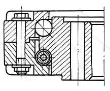 Модификация подшипника 3687/1148 размер 1148x1400x110 от производителя  ЕПК