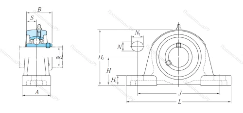 Подшипниковый узел UCP 206 J в Смоленске