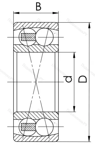 Двухрядный шариковый подшипник 1513 (2213) в Смоленске