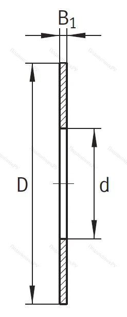 Игольчатый подшипник упорное кольцо AS 4565