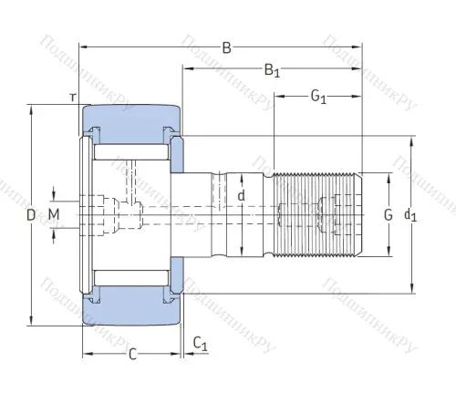 Подшипник KRV 35 PP A от производителя  SKF