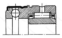 Подшипник NX 12Z+IR 8X 12X 10 размер 8x21x18 от производителя  SKF
