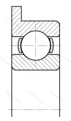 Модификация подшипника 5-1840083ЮТ размер 3x7/8,1x2 ГПЗ-4 от производителя  ГПЗ-4
