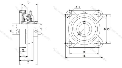 Подшипниковый узел UCF 316 в Смоленске