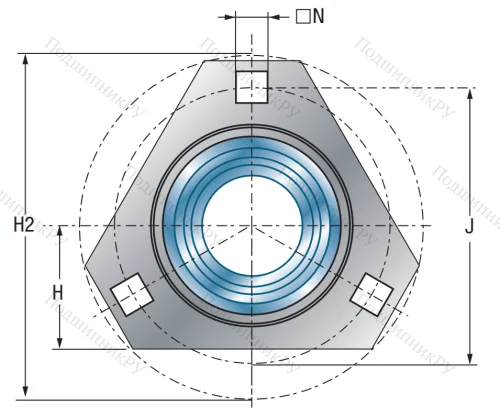 Подшипниковый корпус PFT 204 в Смоленске