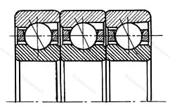 Модификация подшипника 6-666322Е1 размер 110x240x150