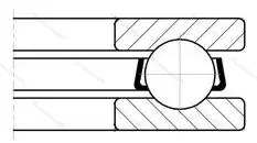 Модификация подшипника 6-868804 размер 20,2x35x10,478