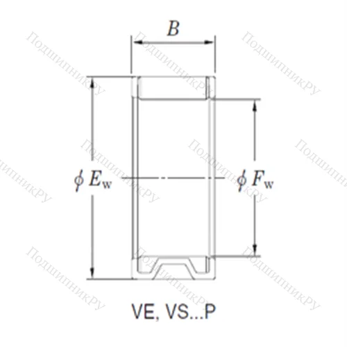 Подшипник игольчатый радиальный 17VS 2414AP от производителя  KOYO