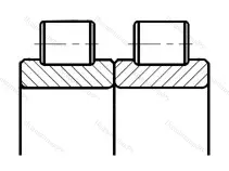 Подшипник  712507 размер 35x64x23