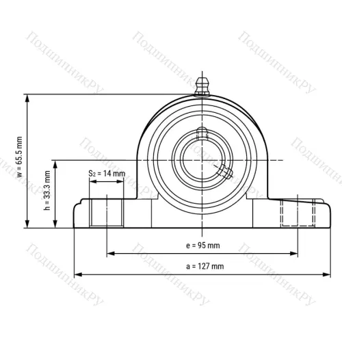 Подшипниковый узел SSUCPPL 204 - Вал: 20 мм от производителя  LPZ