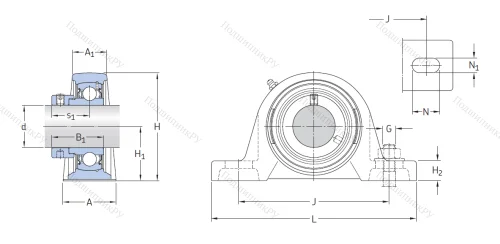 Подшипниковый узел SY 50 FM в Смоленске