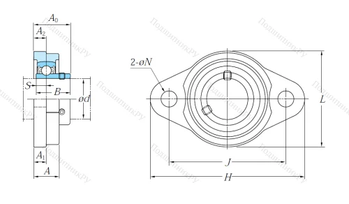 Подшипниковый узел UFL 002 JE 1 в Смоленске