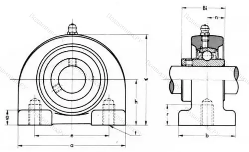 Подшипниковый корпус  PA 204 (ASAHI) в Смоленске