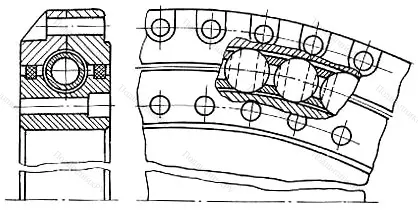 Подшипник  3687/1788 размер 1788x2050x98 от производителя  ГПЗ-1