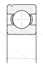 Модификация подшипника 6-50206 размер 30x62x16