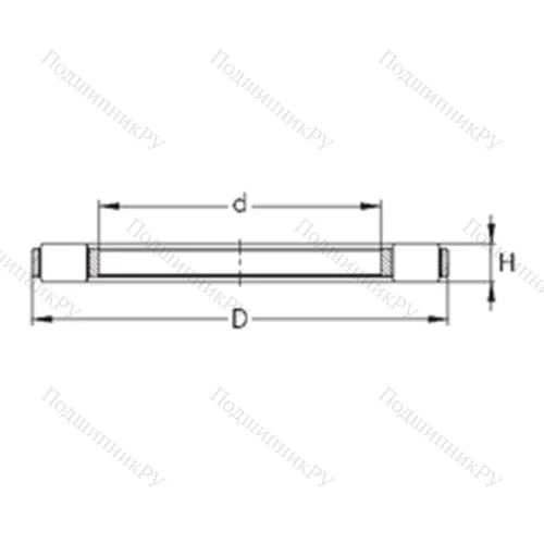 Подшипник роликовый упорный K 81210-TVPB от производителя  NKE