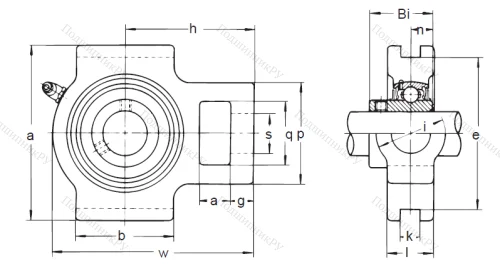 Подшипниковый узел UCT 214 в Смоленске