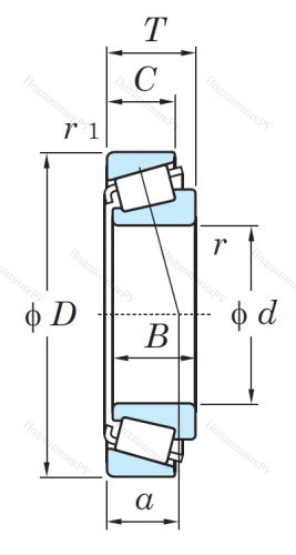 Конический роликовый подшипник HI-CAP 30205 JR WAH23KAITM от производителя  KOYO