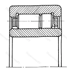 Модификация подшипника 42629/500У размер 500x670x170