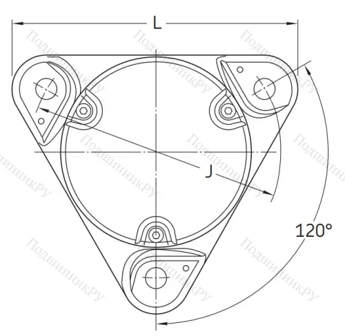 Подшипниковый фланцевый корпус FNL 515 A в Смоленске