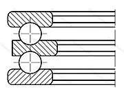 Модификация подшипника 38324 размер 100x210x123