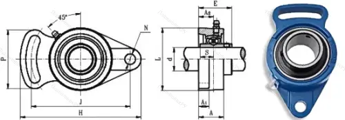 Подшипниковый узел UCFA 213 в Смоленске
