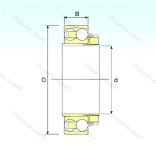 Подшипник шариковый радиальный самоцентрирующийся 2217 K+H 317
