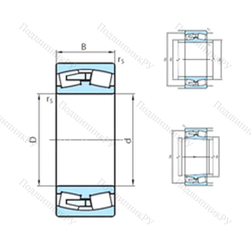 Подшипник роликовый радиальный самоцентрирующийся 23244MB